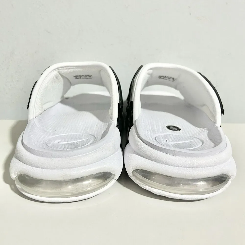 Nike Air More Uptempo “White Black Red” Men’s Size 10 Cushioned Lifestyle Slides